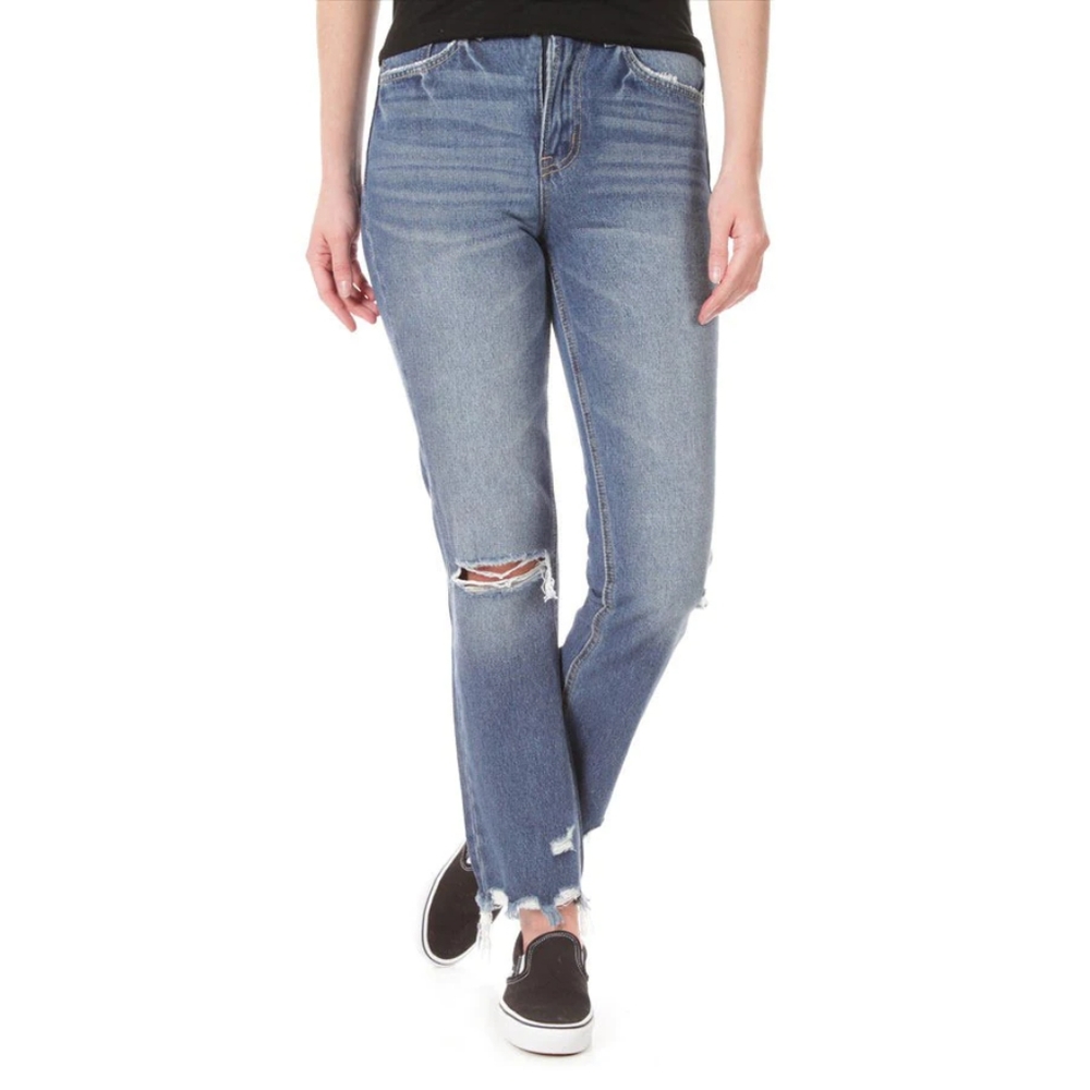 Vervet Beverly Super High-Rise Straight Leg Jean